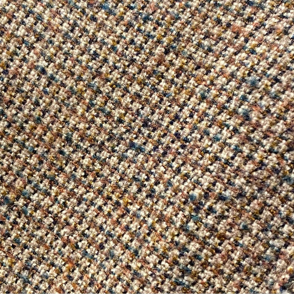 LAFAYETTE 148 tan brown Double Breasted Check Print Wool Jacket blazer - Picture 13 of 14